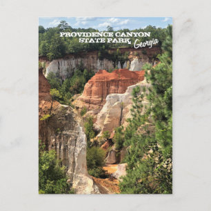 Providence Canyon State Park, Georgia Postcard