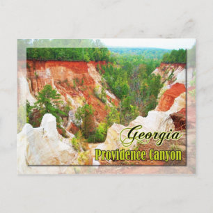 Providence Canyon State Park, Georgia Postcard