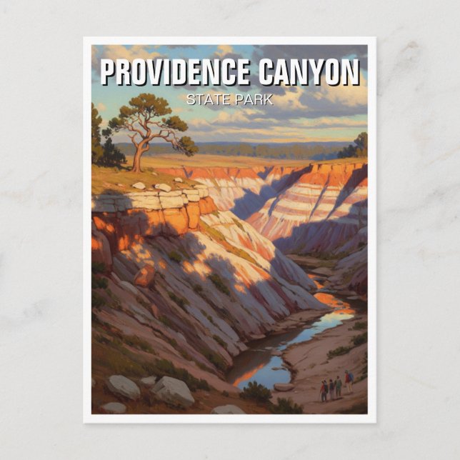 Providence Canyon State Park Georgia Travel Postcard (Front)