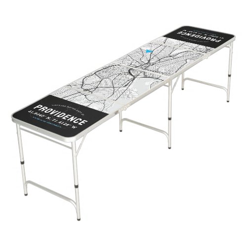Providence City Map With Your Location Beer Pong Table