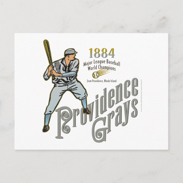 Providence Grays Postcard (Front)