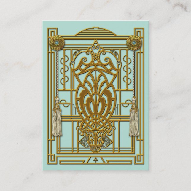 PROVIDENCE: HOLLYWOOD REGENCY BUSINESS CARD (Front)