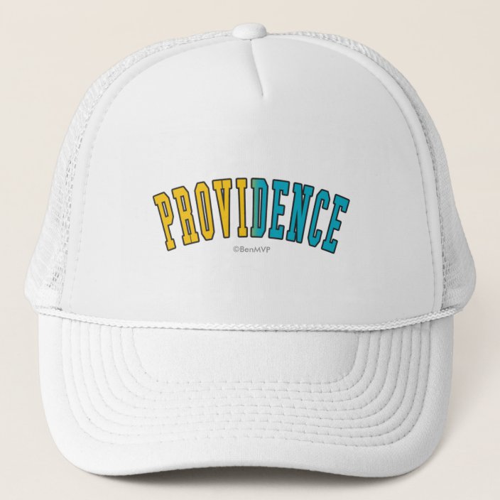 Providence in Rhode Island State Flag Colors Hat