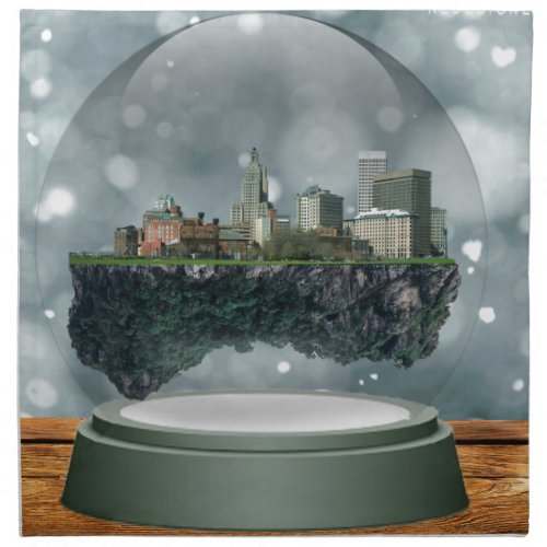 Providence Island Snow Globe Napkin