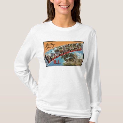 Providence Rhode Island Capital Building T_Shirt