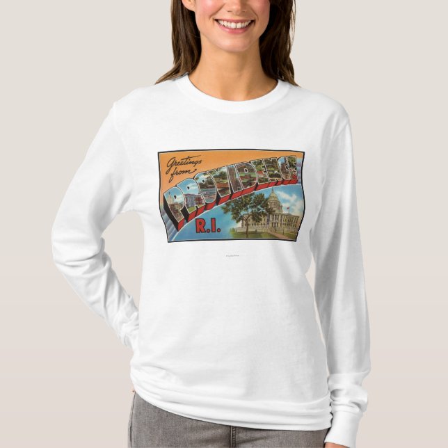Providence, Rhode Island (Capital Building) T-Shirt (Front)
