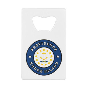 Providence Rhode Island Credit Card Bottle Opener