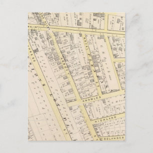 Providence Rhode Island Map 2 Postcard