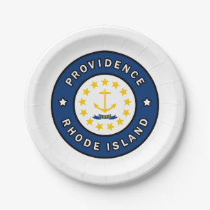 Providence Rhode Island Paper Plates