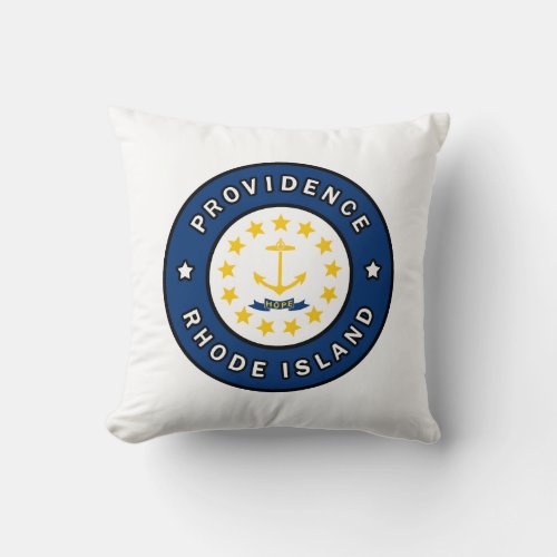 Providence Rhode Island Throw Pillow