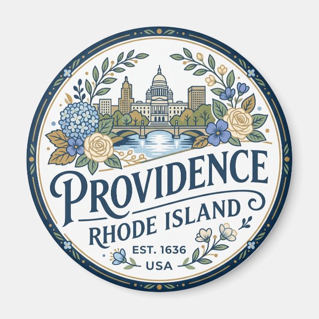 Providence, Rhode Island USA Magnet (Front)