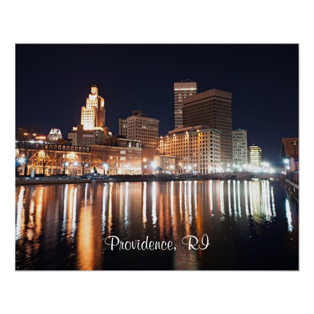 Providence RI labeled Poster (Front)