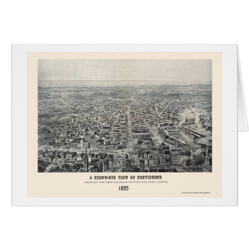 Providence RI Panoramic Map _ 1894