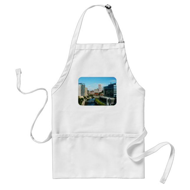 Providence RI Skyline Adult Apron (Front)
