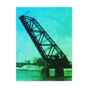 Providence, RI 'Stuck-Up Bridge' Postcard