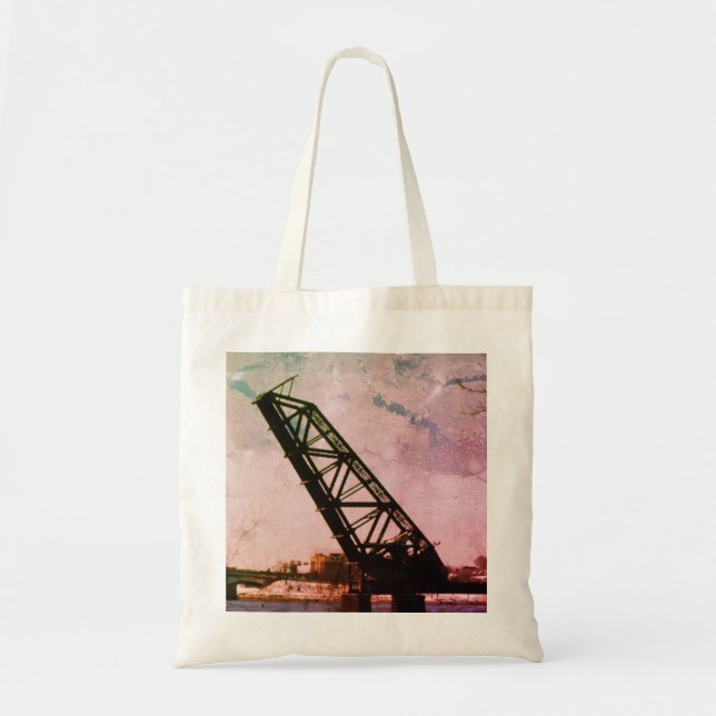 Providence, RI 'Stuck-Up Bridge' Tote Bag (Front)