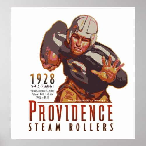 Providence Steam Rollers Poster