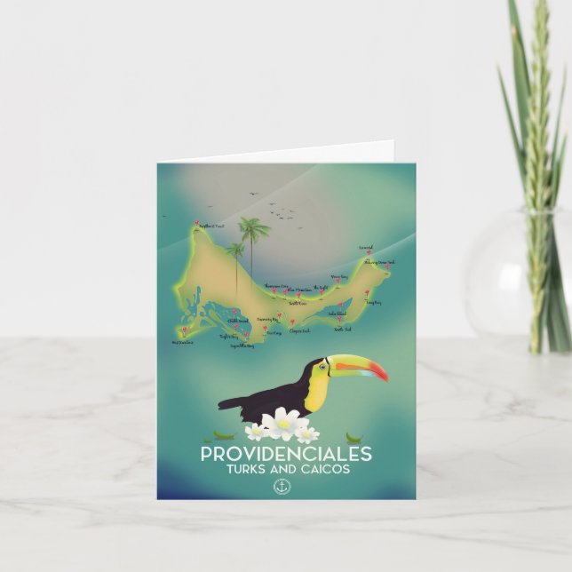 Providenciales turks and caicos note card (Front)