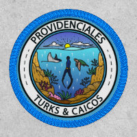 Providenciales Turks and Caicos Scuba Badge