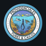 Providenciales Turks and Caicos Scuba Badge Magnet<br><div class="desc">Providenciales vector art design. Providenciales,  known locally as Provo,  is an island in the Turks and Caicos archipelago,  in the Atlantic Ocean. It’s ringed by soft,  sandy beaches,  many of them on the north coast.</div>