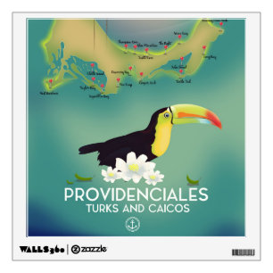 Providenciales turks and caicos wall decal