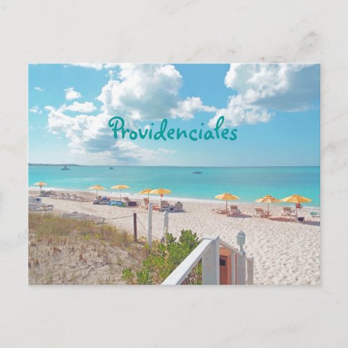 PROVIDENCIALES TURKSCAICOS ISLANDS POSTCARD