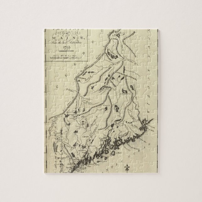 Province of Maine Jigsaw Puzzle (Vertical)