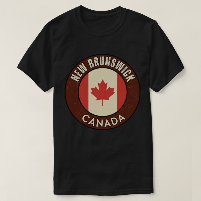 Province of New Brunswick Canada T-Shirt (Design Front)