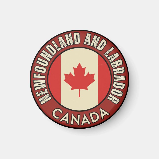 Province of Newfoundland and Labrador Canada Magnet (Front)