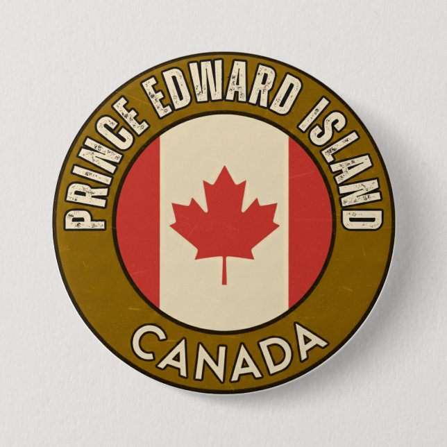 Province of Prince Edward Island Canada Button (Front)
