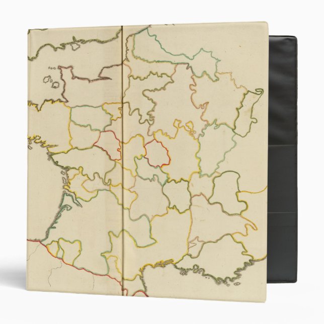 Provinces, France Outline Binder (Front/Inside)