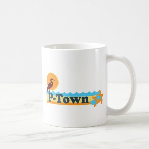 Provincetown Beach Design Coffee Mug