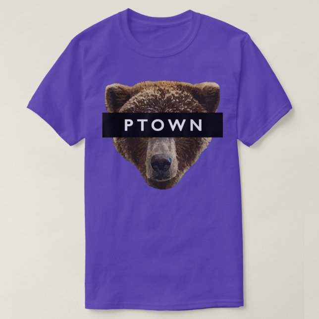 Provincetown Bear PTOWN Censor Bar 1697  T-Shirt (Design Front)