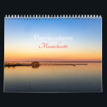 Provincetown Calendar<br><div class="desc">Provincetown, Massachusetts, Cape Cod city view and beach and ocean view from above.</div>