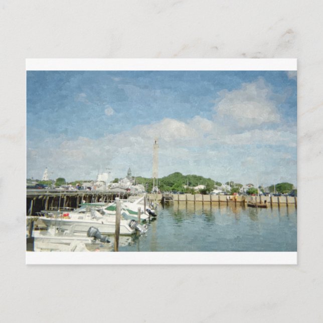 Provincetown Harbor Postcard (Front)