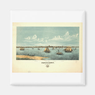 Provincetown Massachusetts in 1877 Magnet