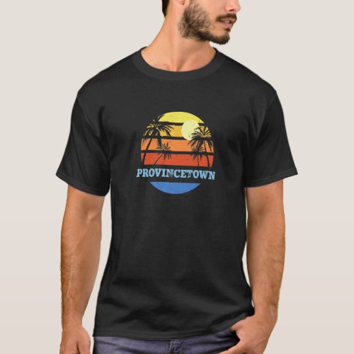 Provincetown Massachusetts Ma Beach P Town Beach B T_Shirt