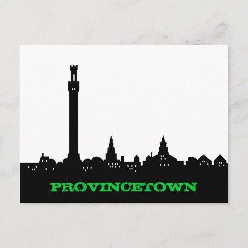 Provincetown postcard map