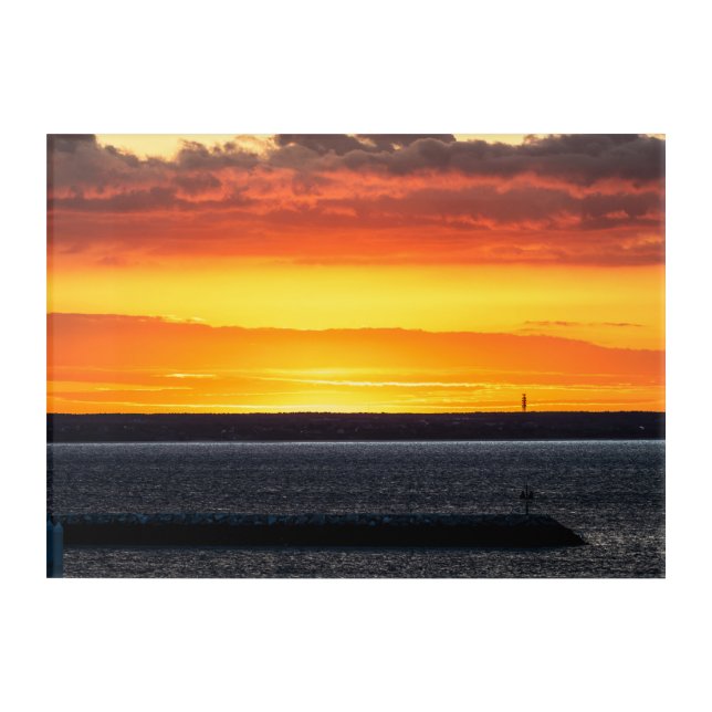 Provincetown sunrise acrylic print (Front)