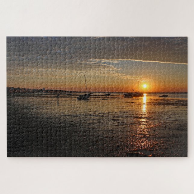 Provincetown Sunset. Jigsaw Puzzle (Horizontal)