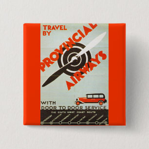 Provincial Airways Button