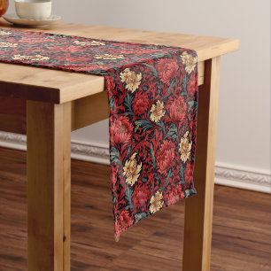 Provincial Splendor: French Red Elegance Long Table Runner