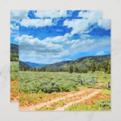 Provo River Valley in Uinta Mountains (Front/Back)