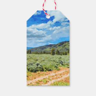 Provo River Valley in Uinta Mountains Gift Tags