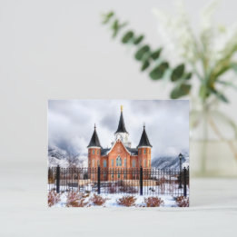 Provo Utah Souvenir City Center Temple Postcard