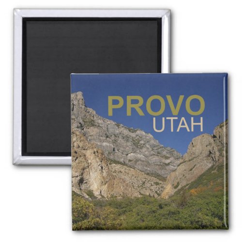 Provo Utah Travel Photo Souvenir Fridge Magnet