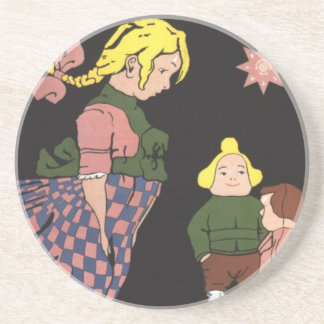 Provodnik Rubber Toys Russian Vintage Advertising Drink Coaster