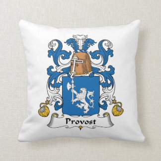 Provost Family Crest Throw Pillow