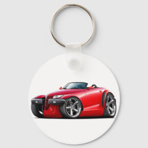 Prowler Red Car Keychain