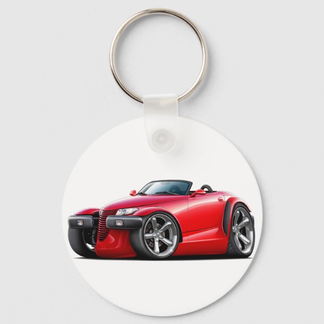 Prowler Red Car Keychain (Front)